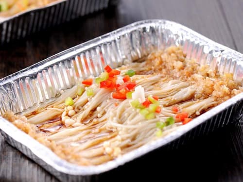 达坂城锡纸烤金针菇